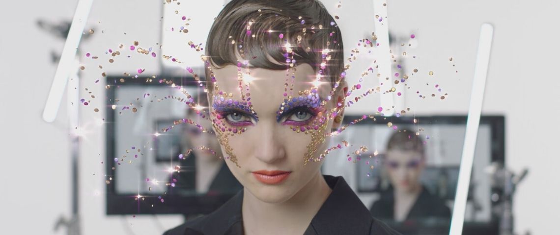 MNSTR et Dior lance un nouveau filtre en réalité augmentée Capture de la vidéo du nouveau filtre en réalité augmentée de Dior