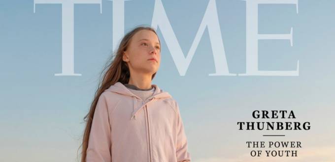 Greta Thunberg sacrée personnalité de l’année 2019 par le magazine Time
