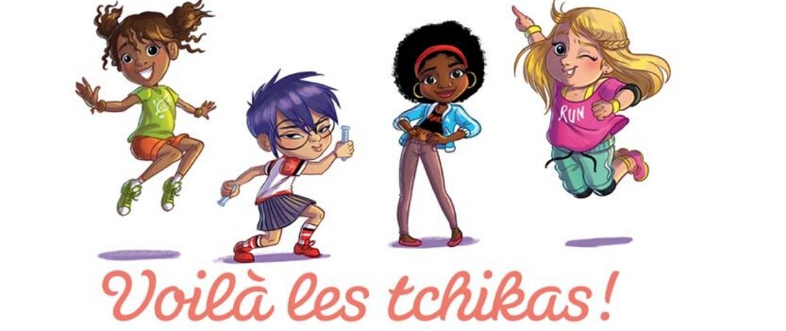 Tchika, un magazine féministe pour les petites filles de 7 à 12 ans Mascotte magazine Tchika