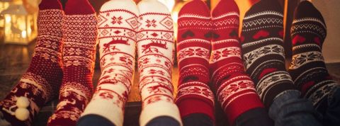 Ils fêtent Noël sans oublier leurs engagement écolo Des chaussettes de Noël