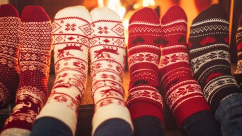 Des chaussettes de Noël
