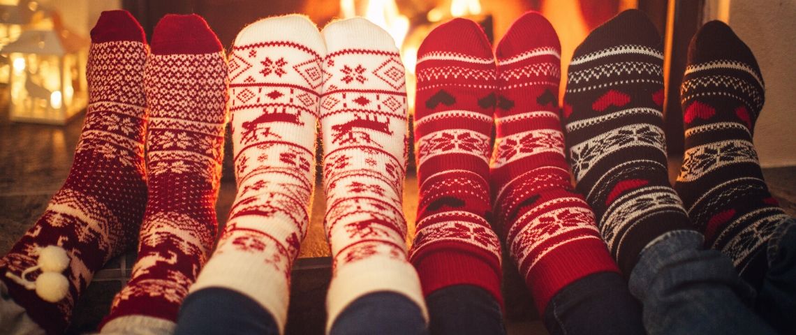 Ils fêtent Noël sans oublier leurs engagement écolo Des chaussettes de Noël