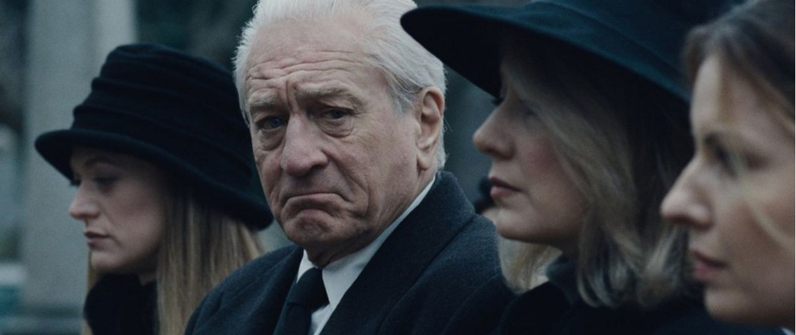 Un extrait de The Irish Man l'acteur Robert De Niro Fait sa De Niro Face
