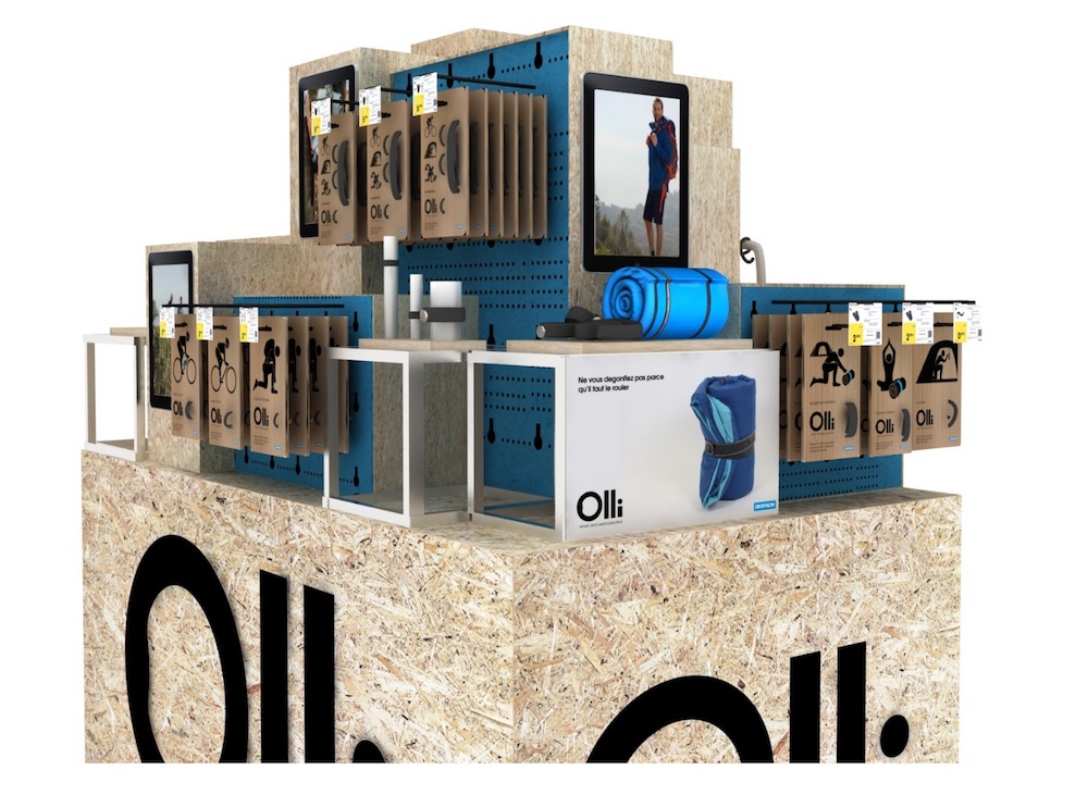 une gamme de produits sportifs