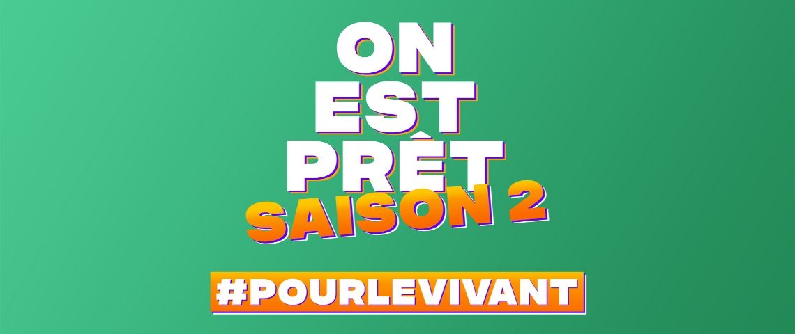 On est prêt est une campagne de mobilisation sur les réseaux sociaux qui aura lieu jusqu'au 19 décembre 2019 Logo On est Prêt, saison 2