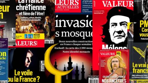 un mashup de Une du magazine