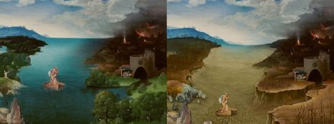 WWF et le Musée du Prado détournent des peintures pour sensibiliser au changement climatique deux tableaux revisités