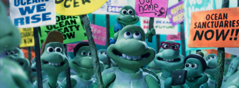 Les créateurs de Wallace et Gromit au service de Greenpeace et des océans Les tortues des studios Aardman et Greenpeace