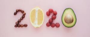 Des fruits qui forment le chiffre 2020