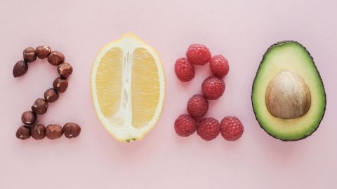 Des fruits qui forment le chiffre 2020