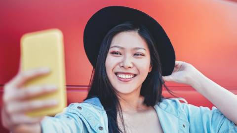 une influenceuse chinoise