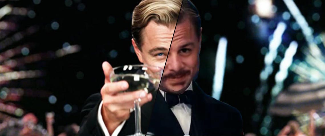 On a testé Doublicat, l’app qui vous transforme en GIFs célèbres GIF modifié de Leonardo DiCaprio