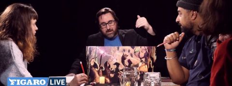 Le jeu de rôle en streaming sur Twitch Un groupe de joueurs autours d'un table pour une partie de jeu de rôle