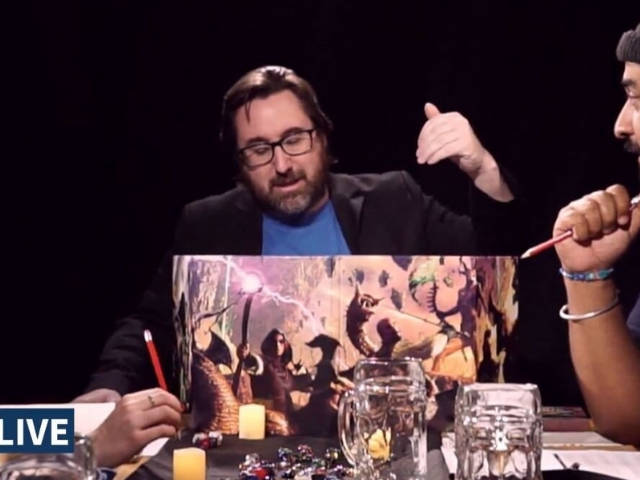 Un groupe de joueurs autours d'un table pour une partie de jeu de rôle