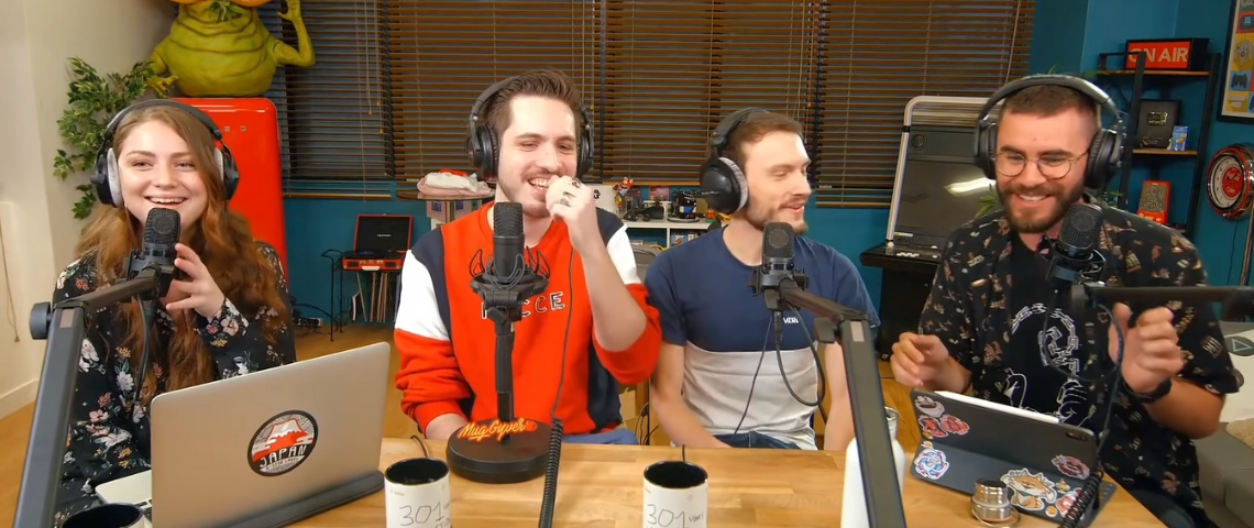 Les nouveaux formats de 2020 Des youtubeur autours d'une table qui font du live