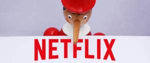 pinocchio avec le logo netflix