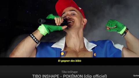 un extrait du clip Pokemon de Tibo InShape