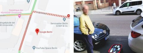 Cet artiste a hacké Google Maps en générant un faux embouteillage Cet artiste a hacké Google Maps en générant un faux embouteillage