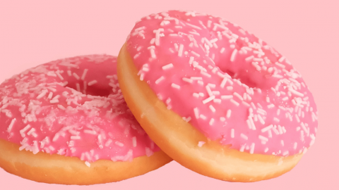 Deux donuts rose