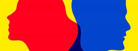 Des chiffres de l’ONU montrent que la lutte pour les droits des femmes est en péril une femme rouge un homme bleu