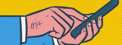 Un service pour connecter les gens pendant le confinement Une illustration d'hommes en train de passer un appel téléphonique