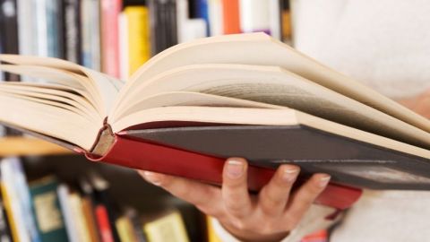 Une femme qui lit un livre