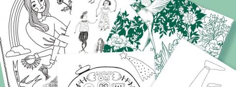 Le retour des loisirs vintage pendant le confinement Des illustrations à colorier