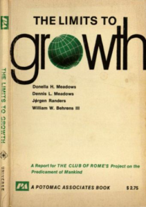 Couverture du rapport The Limits to growth du Club de Rome