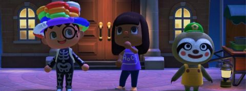 AOC fait campagne dans le jeu vidéo Animal Crossing Trois avatars d'Animal Crossing