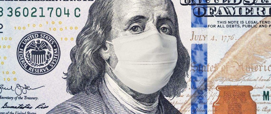 Pandémie, récessions économiques... la Gen Z ne sauvera pas le monde billet dollar américain avec un masque