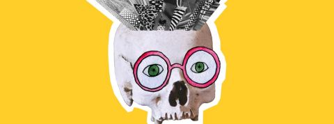 Comment aller vers une publicité plus responsable ? Un crâne portant des lunettes
