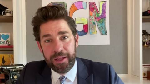 John Krasinski dans son émission Some Good News