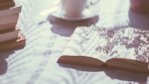 Plusieurs livres posés sur une table