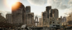 une scène post apocalyptique