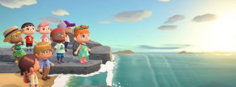 Plutôt trader ou communiste ? Sur Animal Crossing il faut choisir son camp Personnages d'Animal Crossing regroupés sur une plage