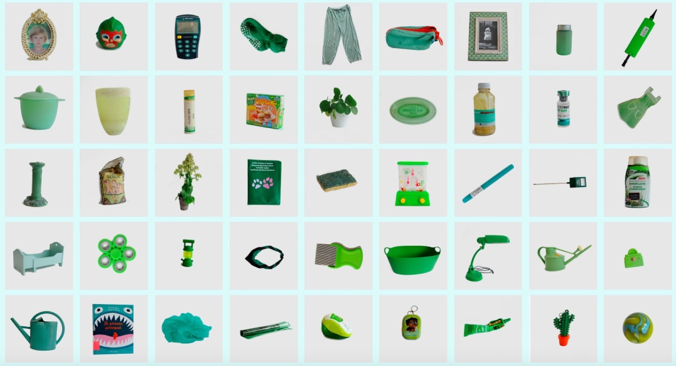 catalogue d'objets verts