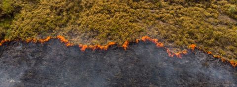 Des scientifiques revoient le réchauffement climatique à la hausse Un incendie dans la forêt amazonienne