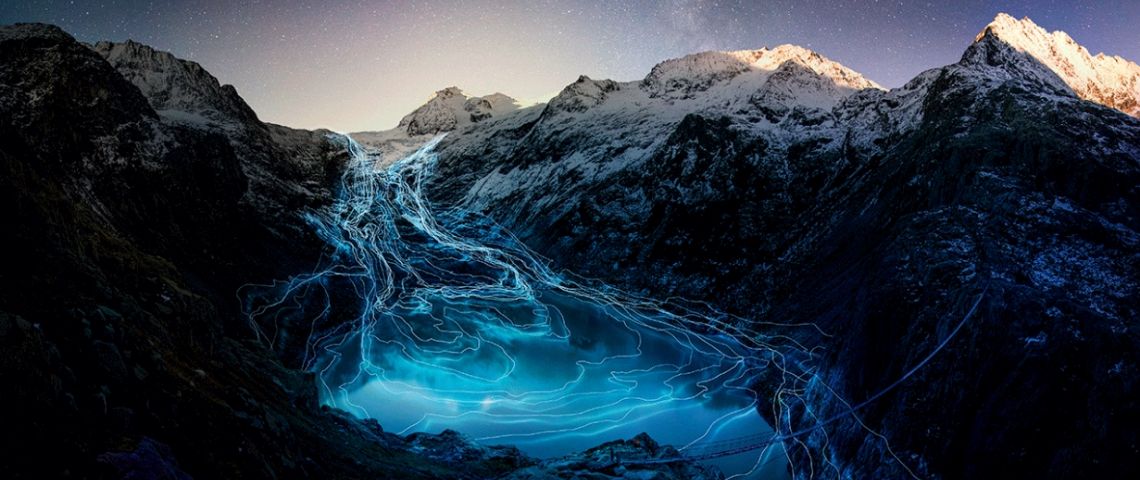 Google Arts et Culture s'associe avec 5 artistes pour la journée de l'environnement Un glacier