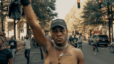 Manifestation pour George Floyd aux États-Unis