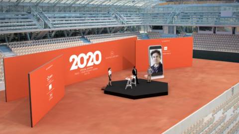 La scène des Napoleons à Roland Garros