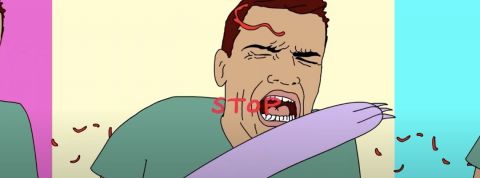 L'humour du Web en 2020 : coronavirus, désenchantement et résilience un homme se fait gifler par une patte de chat