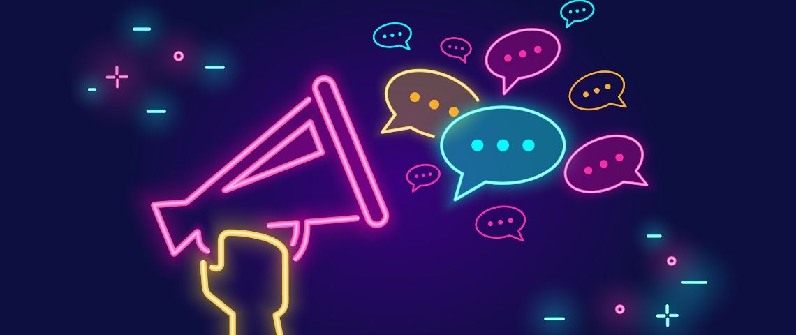 Où en est la digitalisation des relations presse en 2020 ? Illustration d'un mégaphone