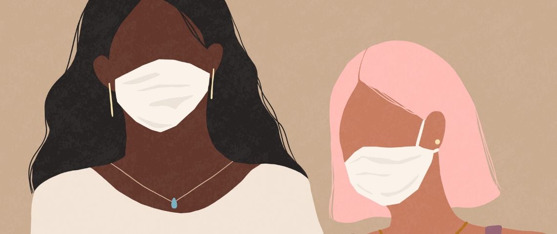 Le double défi du déconfinement : appréhender différemment le temps et la complexité Dessin de deux femmes