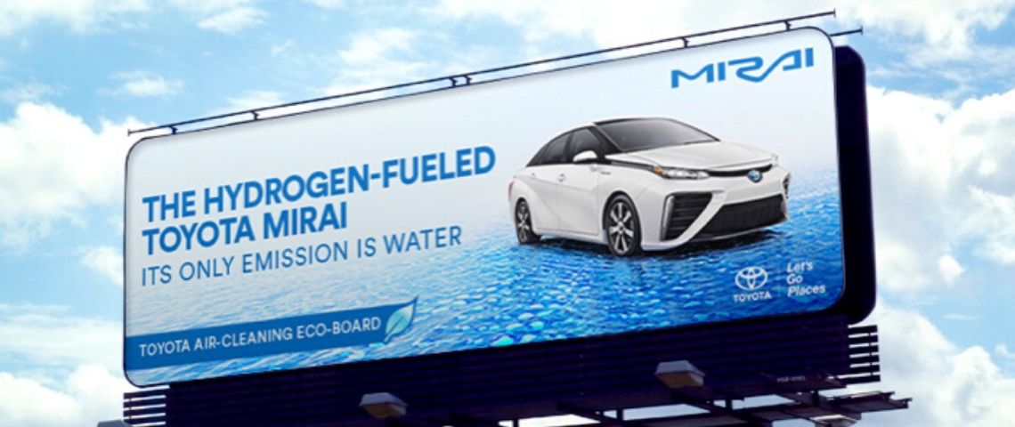 Des panneaux publicitaires qui purifient l’air : entre bonne idée et cache-misère panneau d'affichage pour toyota
