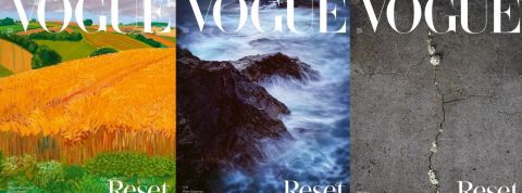 Ni fringues, ni mannequin : la prochaine couverture de Vogue rend hommage à la planète paysages en couverture d'un magazine