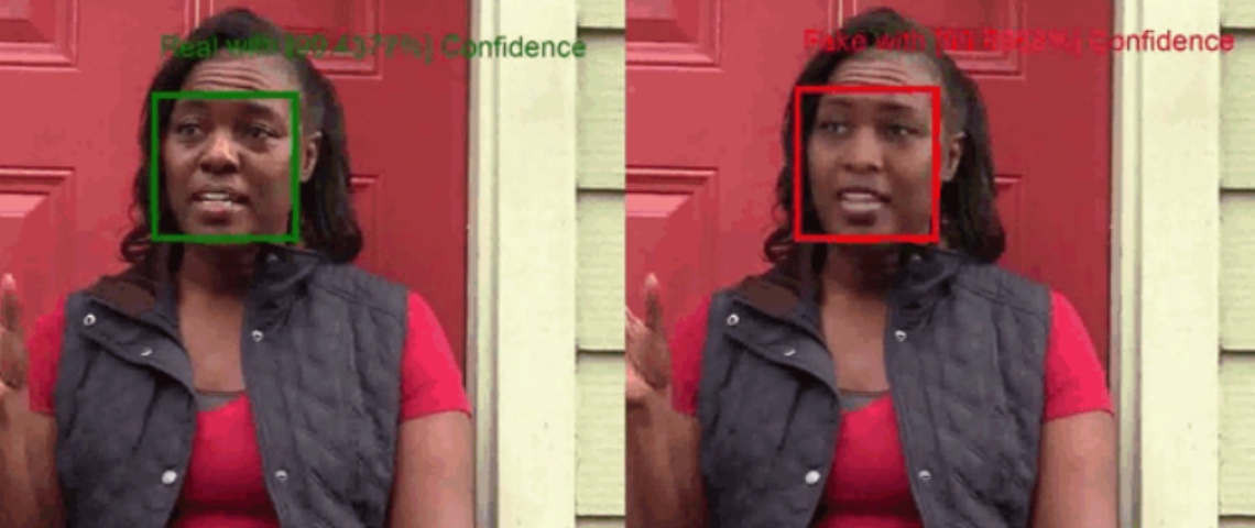 Nouveau job : détecteur de deepfake Image de l'outil de détection de deepfake Microsoft