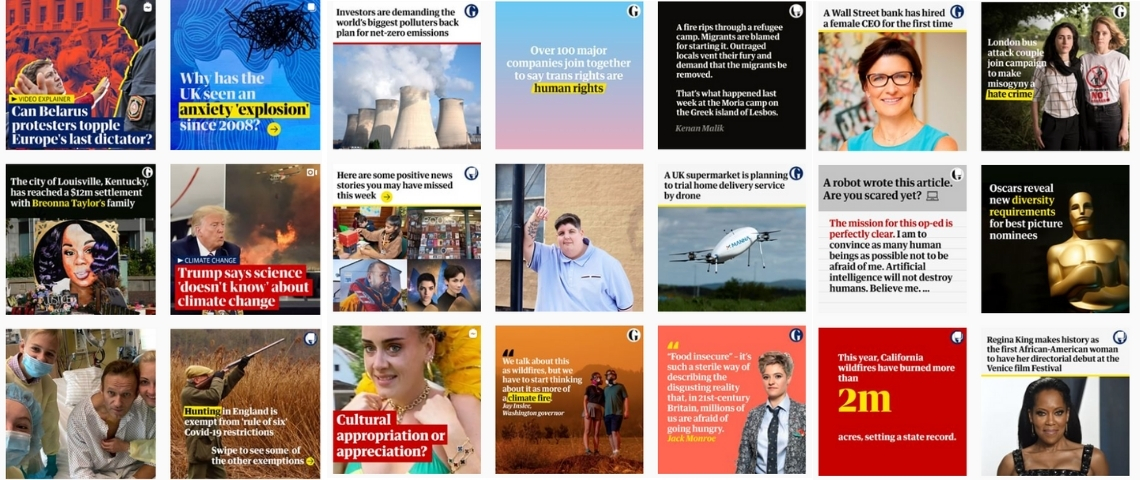Le fil Instagram du Guardian le fil d'actu du guardian