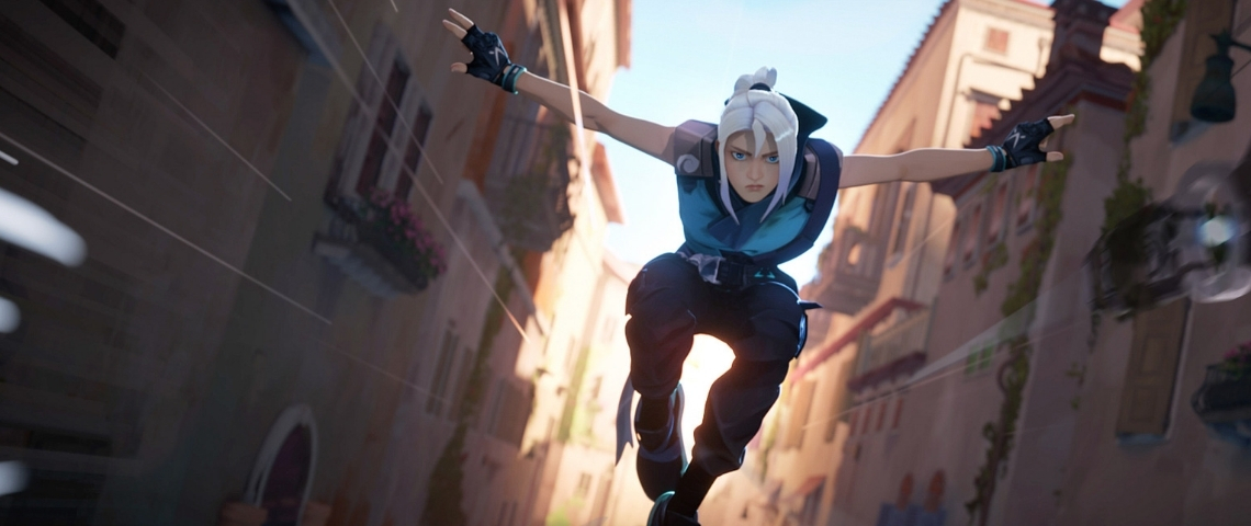 Valorant, le jeu qui a tué Fortnite une jeune femme ninja qui saute dans une rue