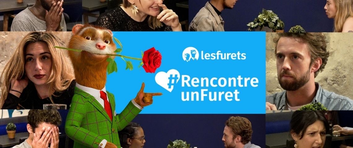 Belle et lesfurets révèlent la pire technique de drague au monde. Si votre date vous draguait en vous parlant d'assurance, combien de temps tiendriez-vous ? Campagne d'affichage lesfurets.com, les furets rencontre un furet