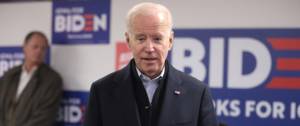 Photo de Joe Biden pendant sa campagne en janvier 2020